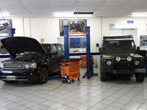 Range Rover Sport e Land Rover Defender – Manutenção