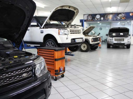 Range Rover Sport, Discovery 4, Defender, Freelander 2 – Manutenção